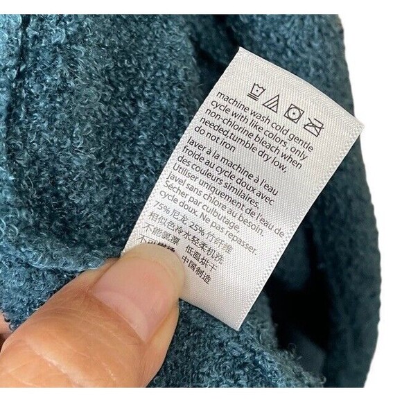 Barefoot Dreams Size small  CozyChic Lite Essential Long‎ Cardigan Deep Teal - Picture 9 of 10